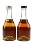 Brugerolle 3 Star & Napoleon Bottled 1960s 2 x 4cl / 40%