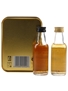 Glenmorangie Port Wood Finish & 10 Year Old Set Bottled 1990s 2 x 5cl