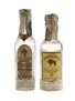 Luksusowa & Zubrowka Vodka Bottled 1960s 2 x 5cl