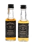 Jack Daniel's Old No.7 Bottled 1970s & 1990s 2 x 4.7-5cl / 40%