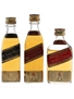 Johnnie Walker Red Label & Black label Bottled 1960s - 1970s 3 x 3-5cl / 40%