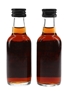 Captain Morgan Black Label Bottled 1970s & 1980s 2 x 5cl / 40%