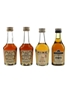 Hennessy Bras Arme, Hine & Martel 3 Star Bottled 1970s 4 x 5cl / 40%