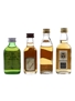 Black & White, Chivas Regal, Johnnie Walker & Teacher's Bottled 1970s-1980s 4 x 5cl / 40%