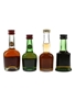 Courvoisier, De Luze VSOP & Prince Hubert De Polignac Bottled 1970s 4 x 2.7cl-5cl / 40%