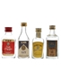 Assorted Gin Cork Dry Gin, Corfu Dame Gin, Tann's Dry Gin & Silver Flag Dry Gin 4 x 5cl