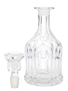 Glass Decanter With Stopper  26cm tall