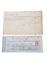 Deinhard & Co. Correspondence, Purchase Receipts, Invoices & Cheque, Dated 1877-1904 William Pulling & Co. 