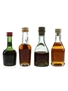 Courvoisier, Rouyer Guillet, Hennessy & Salignac Bottled 1960s-1970s 4 x 3cl-5cl / 40%