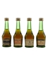 Chateau Paulet XO, VSOP, Napleon & 5 Star Bottled 1980s 4 x 5cl / 40%