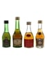 Baron Otard, Cognac Roy, Chateau Paulet & Martell VS  4 x 3cl-5cl / 40%