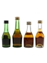 Baron Otard, Cognac Roy, Chateau Paulet & Martell VS  4 x 3cl-5cl / 40%