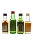 Assorted Blended Scotch Whisky Bottled 1980s 4 x 5cl