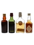 Abbot's Choice, Antiquary, Long John & Whyte & Mackay's Bottled 1960s-1970s 4 x 5cl / 40%