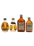 Dimple & Haig Gold Label Bottled 1970s 4 x 5cl / 40%