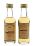 Dufftown Glenlivet 10 Year Old Bottled 1980s 2 x 5cl / 40%