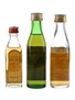 Jameson, Paddy & Bushmills Bottled 1980s-1990s 3 x 5cl-7.3cl / 40%