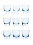 Blue Shot Glasses  6.5cm Tall