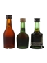 Exshaw, Napoleon & Prince Hubert De Polignac Bottled 1970s & 1980s 3 x 3cl-5cl / 40%