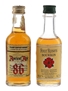 Ancient Age & Four Roses Bottled 1970s-1980s 2 x 4.7cl-5cl