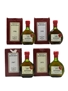 Dupeyron Vintage Armagnac Miniatures 1956, 1958, 1967, 1973 4 x 5cl / 40%