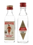 Beefeater & Gilbey's London Dry Gin Bottled 1970s 4.7cl & 5cl