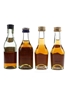 Martell 3 Star Bottled 1970s-1980s 4 x 3cl-5cl / 40%