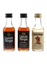 Captain Morgan Black Label & Spiced Rum Bottled 1980s-1990s 3 x 5cl