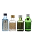 Bombay Sapphire, Cornhill Gin, Squires Dry Gin & Tanqueray Special Dry Bottled 1970s-1980s 4 x 5cl / 42.5%