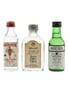 Beefeater, Greenalls & White Satin Dry Gin Bottled 1970s-1980s 3 x 4.7cl-5cl