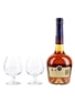 Courvoisier VS Glasses Set  70cl / 40%