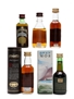 Assorted Whisky Liqueurs Bannermans, Glayva, Glenturret , Glenturret Original & Oran Mor 5 x 5cl