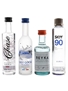 Chase English Potato Vodka, Grey Goose, Reyka & Skyy 90  4 x 5cl