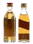 Grant's & Johnnie Walker Red Label Bottled 1970s 2 x 4.7cl-5cl / 40%