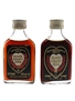 Black Heart Rum Bottled 1970s - United Rum Merchants 2 x 5cl / 40%