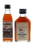 Lamb's Navy Rum Bottled 1970s & 1980s 2 x 5cl / 40%