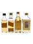 Assorted Blended Whisky Bottled 1980s 4 x 5cl / 40%