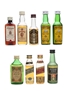 Assorted Scotch Blended Whisky Miniatures  9 x 5cl