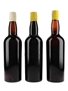 South African Rich Golden Sherry Bottled 1950s-1960s 3 x 75cl