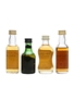 Island & Islay Single Malt Miniatures Including Bunnahabhain and Jura 4 x 5cl / 40%