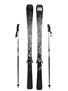 Veuve Clicquot Elan Skis  151cm Skis / 115cm Poles