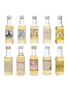 George Strachan Blended Scotch Whisky Miniatures  10 x 5cl