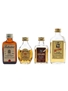 Ballantine's, Dimple 12 Year Old, Logan De Luxe & White Horse Bottled 1980s-1990s 4 x 5cl