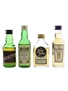 Black Bottle, Inver House, Long John & Talisman Bottled 1980s-1990s 4 x 5cl / 40.75%