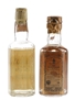 Booth's Finest Dry Gin Bottled 1940s-1950s 2 x 5cl / 40%