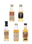 Single Malt Scotch Whisky Miniatures Macallan, Glenrothes, Knockando 5 x 5cl