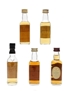 Single Malt Scotch Whisky Miniatures Macallan, Glenrothes, Knockando 5 x 5cl