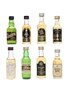 Blended Scotch Whisky Miniatures Sheep Dip, Long John, Black & White 8 x 5cl