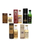 Boxed Single Malt Miniatures Glenfarclas, Glenfiddich, Cardhu, Glenmorangie 5 x 5cl