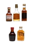 Whisky Liqueur Miniatures Glenturret, Glayva, Drambuie, Irish Mist 5 x 5cl